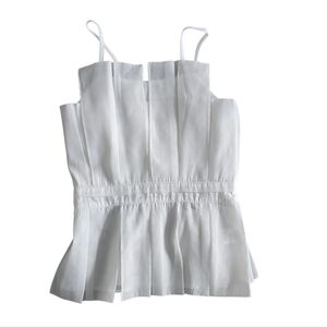 Cloud Ten Women's White Structured Cami Size Small